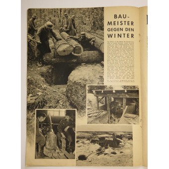 Die Wehrmacht, Nr.26, 17. Décembre 1941, Winterliche Wacht auf dem östlichen Kriegsschauplatz. Espenlaub militaria